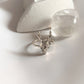 Sleek and edgy deer skull silver ring with a polished finish