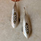 925 Sterling Silver Tribal Hill Tribe Handcrafted Rawa Hook Earrings