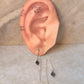 925 Sterling Silver Tribal Rawa Handcrafted Threader/Sui Dhaga Earring