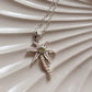 Sterling Silver Peridot Palm Tree Pendant