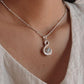 Sophisticated Blue Topaz Swan Pendant Set in Silver