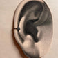 Sterling Silver Antique Rawa Flower Clip-On for Nose or Helix