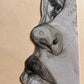 Elegant Antique Flower Silver Clip-On for Nose / Helix