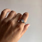 Charming Moonstone Forest Ring in 925 Silver