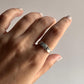 Handcrafted Rawa Opal Boho Ring in Silver