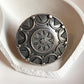 Vintage-style silver 925 ring featuring intricate tribal Rawa Mandala design.