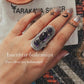 Amethyst Boho Handcrafted Statement Silver 925 Ring