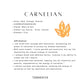 Carnelian crystal for healing