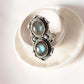 Handcrafted Labradorite Silver Ring with Bohemian Vibes
