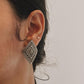 Tribal handcrafted Rawa sterling silver earrings