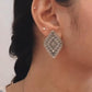 Boho-style tribal Rawa silver earrings