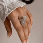 Handcrafted Phool Antique Flower Adjustable Silver 925 Ring