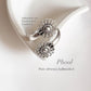 Phool Antique Flower Handcrafted Adjustable Silver 925 Ring