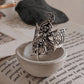 Handcrafted silver 925 ring with a mystical angel and filigree design