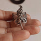Elegant Dancing Mystic Angel filigree adjustable silver 925 ring