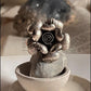 Bohemian Style Rose Handmade Adjustable Ring in Sterling Silver
