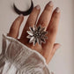 Bohemian Handmade Statement Silver 925 Ring - Phool Design