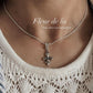 Timeless Fleur De Lis silver pendant featuring a classic, royal design