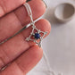 Lapis Lazuli Flower Rawa Silver Pendant for Unique Style
