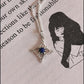 Charming Lapis Lazuli Flower Pendant with Rawa Silver Finish