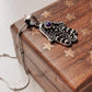 Lapis Lazuli Hamsa Silver Pendant for Protection and Luck