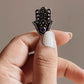 Lapis Lazuli Hamsa Silver Pendant for Good Fortune