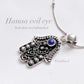 Lapis Lazuli Hamsa Pendant for Positive Energy and Strength