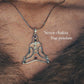 Elegant seven chakra yogi pendant in sterling silver