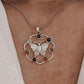 Timeless seven chakra butterfly pendant for spiritual healing
