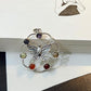Unique seven chakra butterfly pendant for energy balance