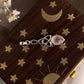 Sterling silver rose quartz pendant with trinity knot symbol
