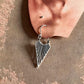 Elegant Boho Triya hoop earrings in sterling silver