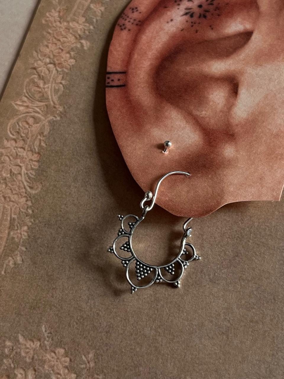 Rewa Banjara Hoops Silver 925 - Design 1