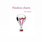 Charming hot balloon pendant in polished sterling silver
