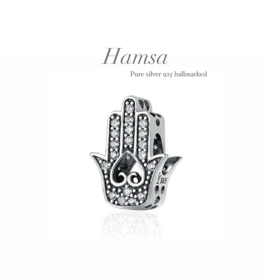 Charming evil eye 3D charm silver pendant with vibrant details