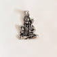 Sterling silver pendant featuring Hanuman Ji in sitting pose