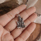 Hanuman Ji sitting position pendant in sterling silver