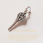 Sterling silver pendant featuring Hanuman Ji with Gada