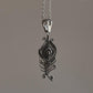 Mor Pankh (Peacock Feather) Silver Pendant