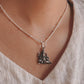 Sleeping Ganesh Sterling Silver Pendant