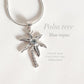Blue Topaz Palm Tree Silver Pendant