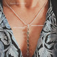 Elegant green tourmaline pear pendant set in silver