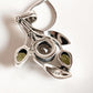 Handcrafted Peridot and Green Amethyst Forest Pendant