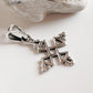 925 sterling silver pendant with tribal Kolam pattern