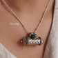 Elegant Labradorite Taveez Pendant in Sterling Silver