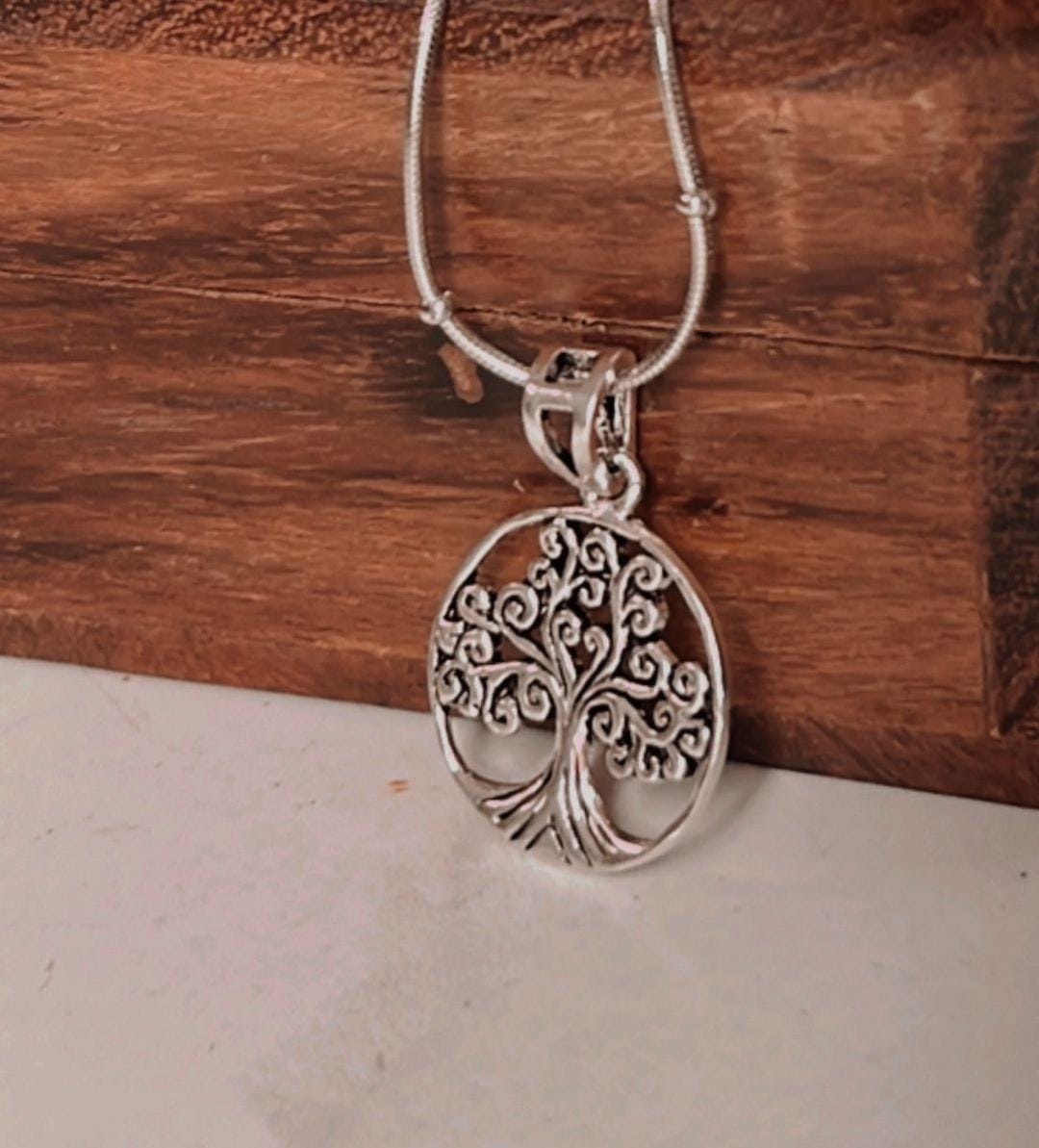 925 sterling silver Tree of Life pendant