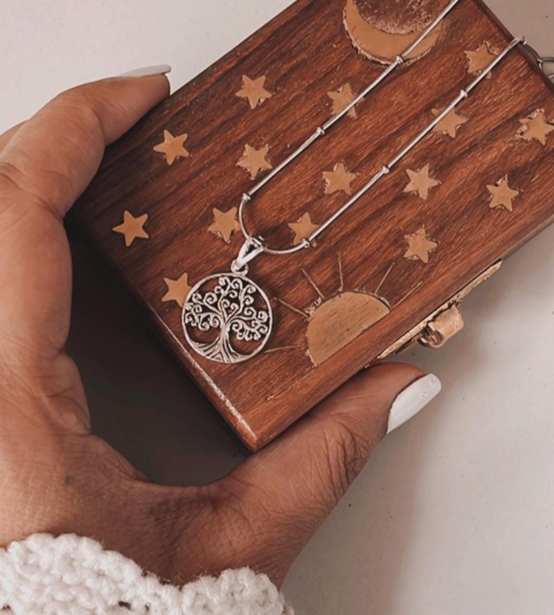 Charming Tree of Life pendant in sterling silver