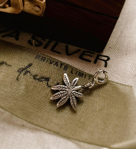 Hemp Silver Pendant