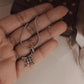 Elegant tribal Kolam pendant in sterling silver
