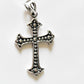 Timeless cross pendant in sterling silver with sleek design